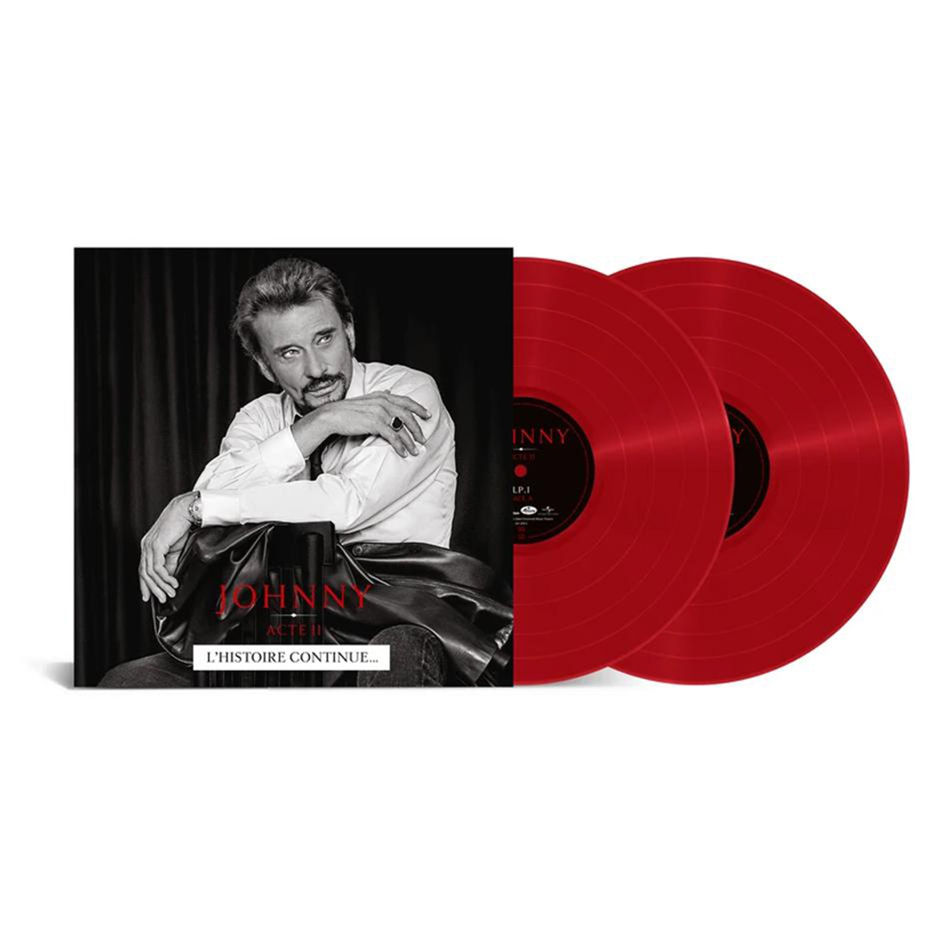 Johnny Hallyday - Acte II - Double Vinyle Rouge Numéroté – VinylCollector  Official FR