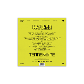 Terrenoire - Les Forces Contraires - Vinyle dédicacé